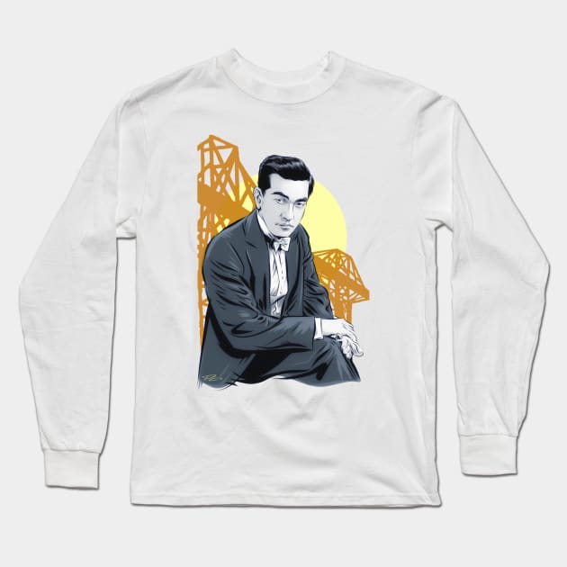 Sessue Hayakawa - An illustration by Paul Cemmick Long Sleeve T-Shirt by PLAYDIGITAL2020